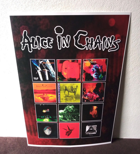 Poster Banda Alice In Chains Dirt Vinil Jar Of Flies Facelif