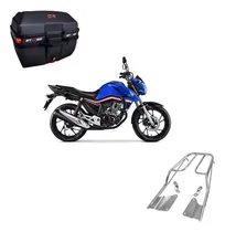 Comprar Bauleto Bau Mono Tracker 35l+ Bagageiro Para Cg160\u002Ffan