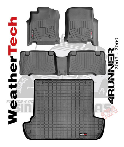 Alfombras Weathertech 4runner 2003-2009 