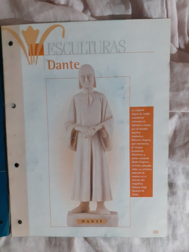 Dante Escultura Giovanni Dupré (Usado)