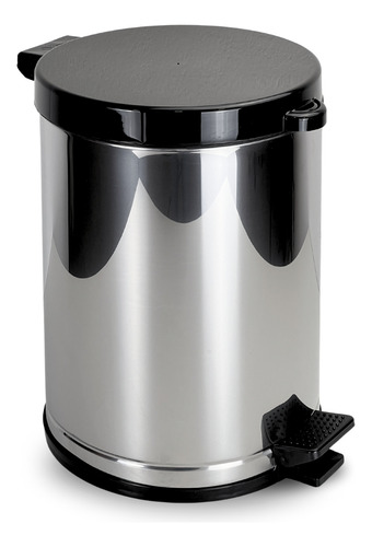 Lixeira Cozinha 12 Litros Com Pedal Cesto Removível