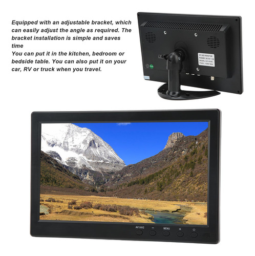 Pantalla Portátil Con Monitor A Color Lcd Hd Tft De 10.1 Pul