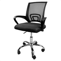 Comprar Sillon Ejecutivo Respaldo Alto Silla Escritorio Pc Tapizado Color Negro Material Del Tapizado Negro