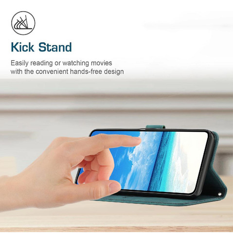 / Funda Abatible Para Xiaomi Redmi A3 Pu De Cuero A Prueba De