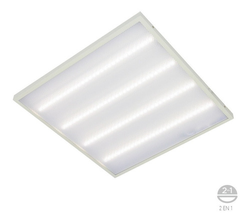 Imagen 2 de 7 de Lámpara Led 60x60 Blanco, 32w, Luz Neutra, Interior Oficina