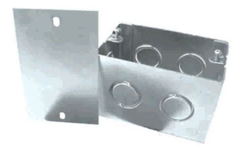 Caja Emt Metalica Galvanizada En Caliente  A-01 100x65x65mm