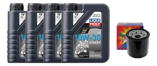 Kit Honda 4l Liqui Moly 10w30 Sintetico + Filtro