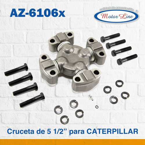 Imagen 4 de 10 de Cruceta Para Caterpillar Barrenos Mariposa 5 1/2in, Az-6106x