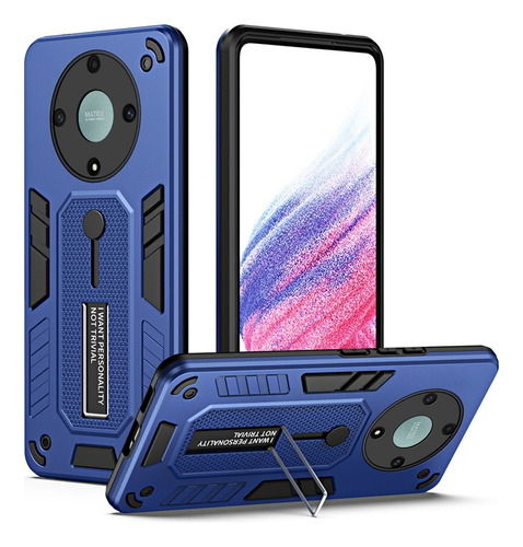 Funda Para Honor Magic6 Lite 5g Anticolisión Metal Apoyo