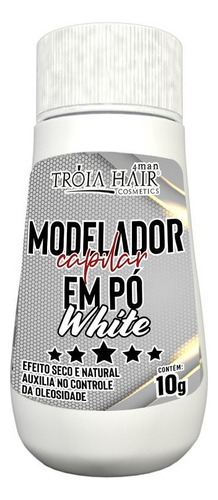 Modelador Capilar Em Pó Tróia Hair 10g Efeito Seco Matte