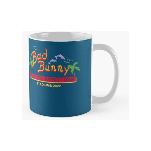 Taza Bad Bunny Worlds Hottest Tour Estadios 2022 Bad Bunny H