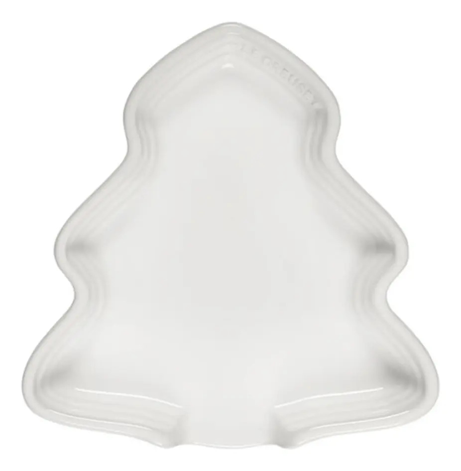 Descanso Colher Le Creuset 14cm Arvore Natal Cerâmica Branco