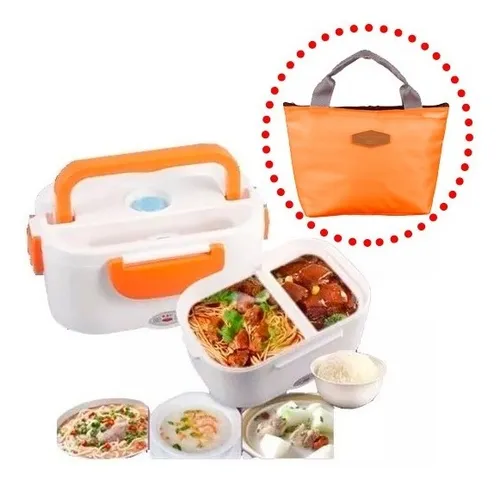 comprar Pack X6 Lonchera Eléctrica Cuchara Caja Almuerzo Colación