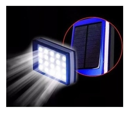 Imagen 2 de 6 de Cargador Portatil Externa 20.000 Mah 2 Usb Solar Powerbank