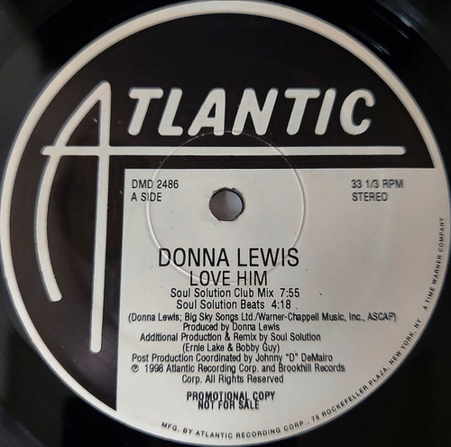 Donna Lewis - Love Him (soul S Remix) Single Import Usa Lp