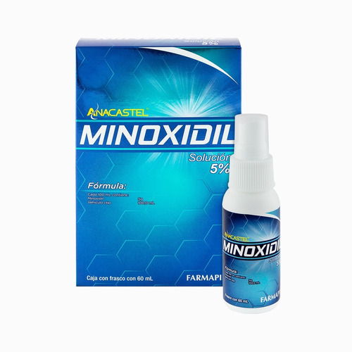 Imagen 1 de 8 de Minoxidil 5% Tratamiento Crecimiento Cabello Y Barba 60ml