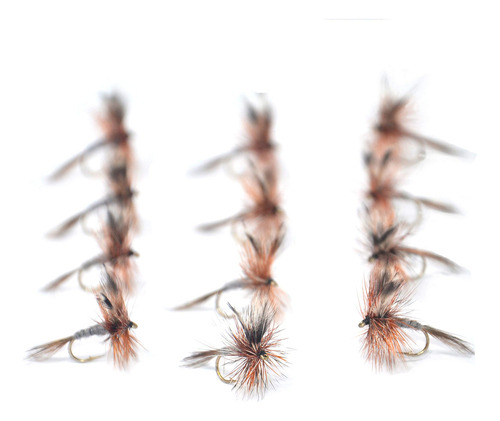 Outdoor Planet 12 Adams - Moscas Secas Para Pesca Con Mosca