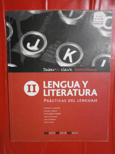 Lengua Y Literatura 2 Santillana Saberes Clave Como Nuevo!