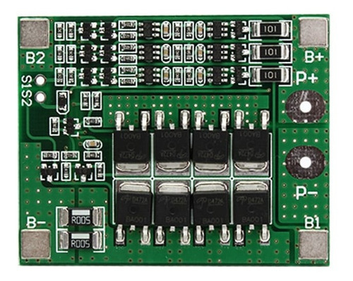 Bms 3s 25a Balanceador Carga De Baterías Hx-3s-fl25a-a