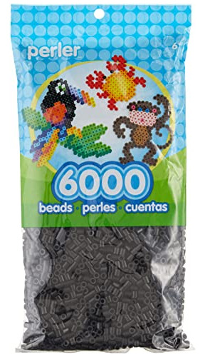 Perler Beads Negras 6000uds. (Reacondicionado)