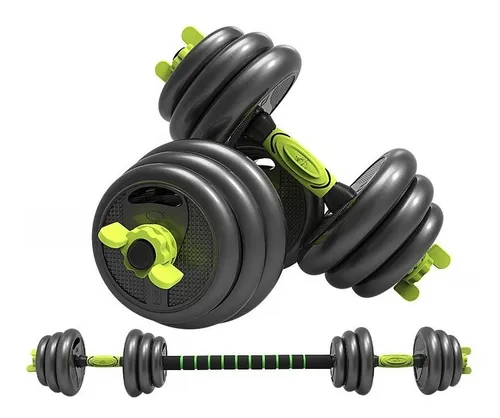 Set Mancuernas Armables Multifuncion 20 Kg Cuotas sin inter s