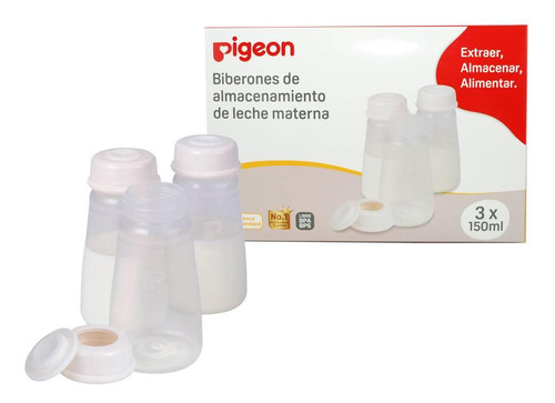 Biberones De Almacenamiento De Leche Materna Pigeon