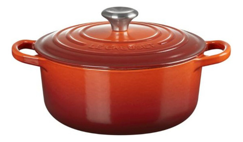 Panela Redonda Le Creuset 20cm Signature Cor Vermelho Cayenne