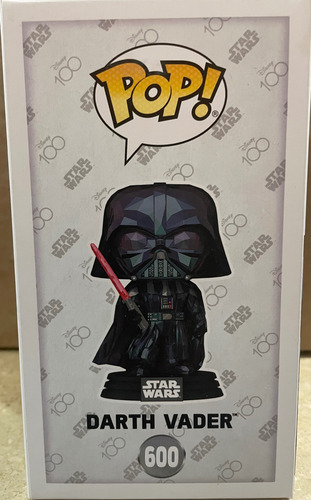 Funko Pop Darth Vader Facet 600 Disney 100th Funko Exclusive (Usado)