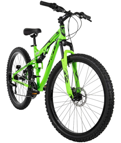 Bicicleta De Montaña Carnage Huffy Rodada 27.5 Unisex Color Verde