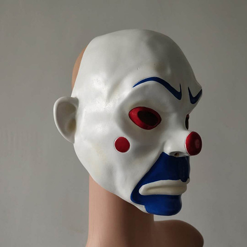 Imagen 7 de 7 de Mascara Joker Guasón Halloween Fiesta Cosplay Terror Adultos