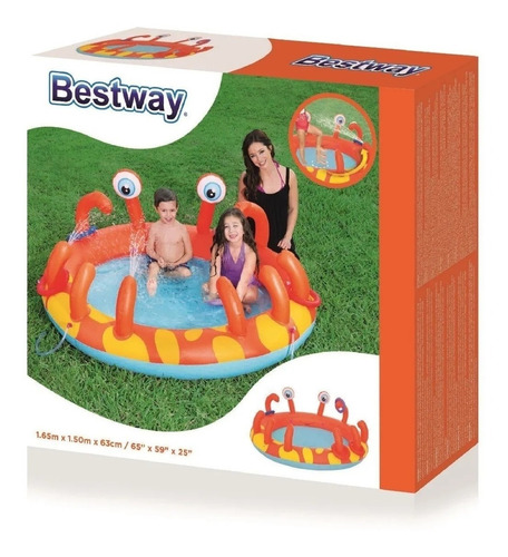 Inflables Play Center Cangrejo 5506 Bestway 53058
