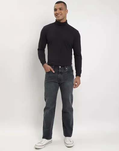 Calça Jeans Levis 501 Original Reta Preto 34x34 | Parcelamento sem