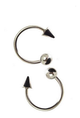 Imagen 1 de 2 de 2 Piercing Curvo Fabricado E Acero Quirurgico P Nariz U Oido