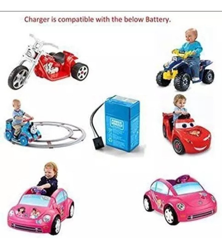 Cargador Power Wheels By Fisher Price 6v 0801-0976 (Usado)
