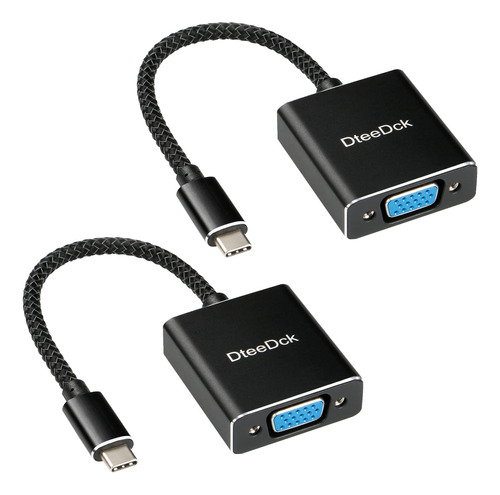 Adaptador Usb C A Vga, Dteedck Usbc (thundebolt 3) A Vga Rob