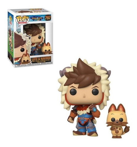 Boneco Funko Pop Monster Hunter Stories Lute & Navirou 797