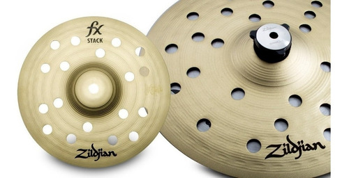 Imagen 2 de 3 de Platillo Zildjian Fx De 12 Pulgadas Par - Efecto Stack Fxs12