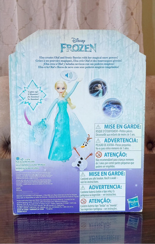 Muñeca Disney Frozen Elsa Icy Lights & Sounds Hasbro 2016