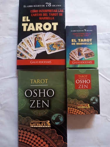 Pack Tarot De Marsella+tarot Osho Zen.incluyen Cartas