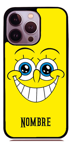 Funda Cara Bob Esponja V6 Motorola Personalizada