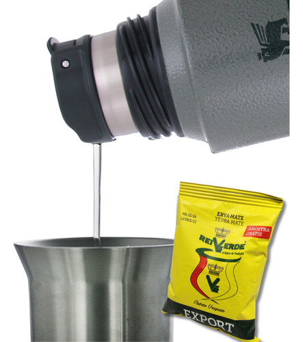 Kit Mate System *original* - Termo, Bombilla Resorte, Yerba