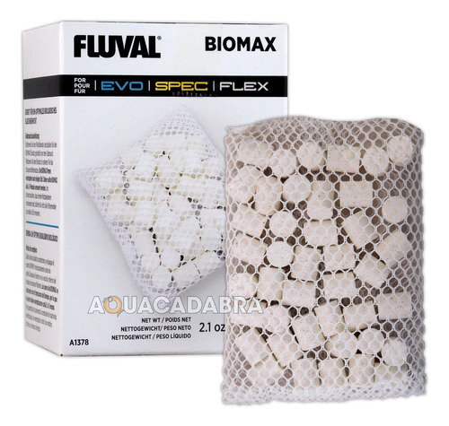 Fluval Evo Spec Flex Material Filtrante Biomax 42gr Con Red