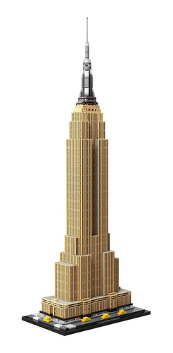Lego Architecture Empire State Building Usa 1767 Peças 21046