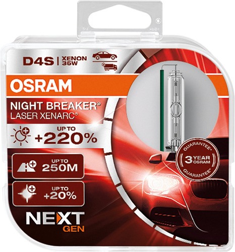 Osram Xenarc Night Breaker Laser D4s Proxima Generacion 220%