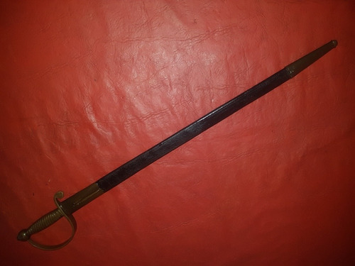 Antiguo Sable O Espada Del Ejército 