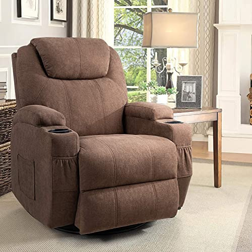 Flamaker Silla Mecedora Reclinable Con Masaje Y Calefacción