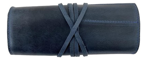 Bolsa De Piel Rústico Lápices, Envoltura De Almacenam...