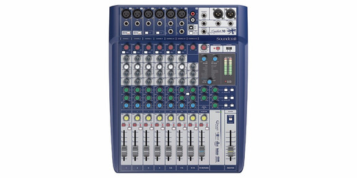 Mesa De Som Mixer Soundcraft Signature 10 Canais