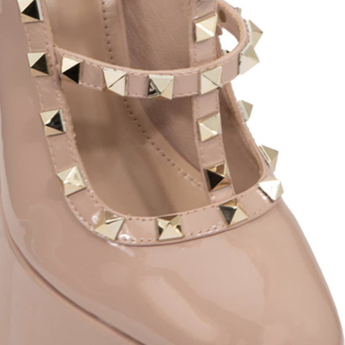 Zapatilla De Plataforma Dama Belinda Peregrin 3183 En Nude