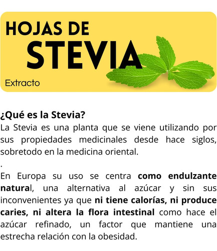 Endulzante Líquido Hoja De Stevia 15ml 3 Piezas